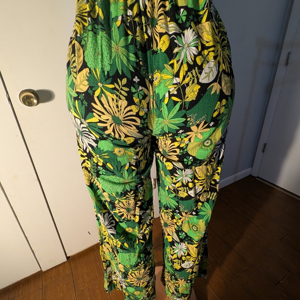 INC International Concepts Green and Yellow Patterned Garment Size XS - Picture 5 of 6